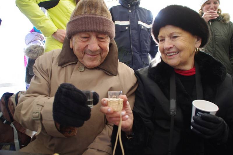 22. ročník silvestrovského setkání na vrcholu Velké Javořiny 31. prosince 2014