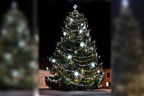 Vánoční strom v Uherském Ostrohu