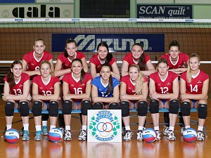 DRUHÝ NEJLEPŠÍ ženský volejbalový oddíl republiky Olymp Praha.