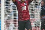 Zápas 3. kola první fotbalové ligy mezi týmy FC Slovan Liberec a AC Sparta Praha se odehrál 13. srpna na stadionu U Nisy v Liberci. Na snímku Jonathan Biabiany.