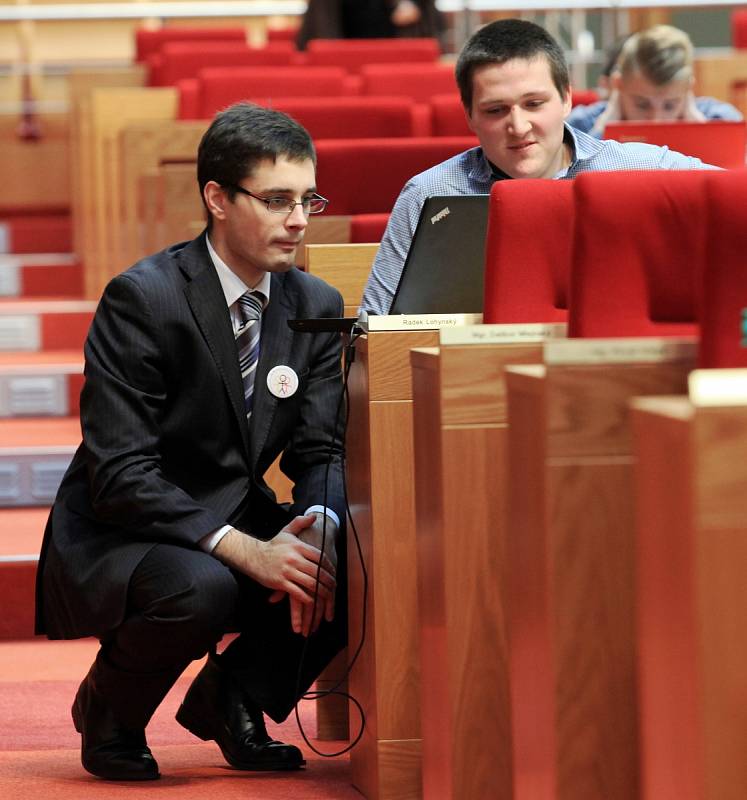 Olympiáda lidských práv 2013 - finálové kolo v prostorách Magistrátu hlavního města Prahy.