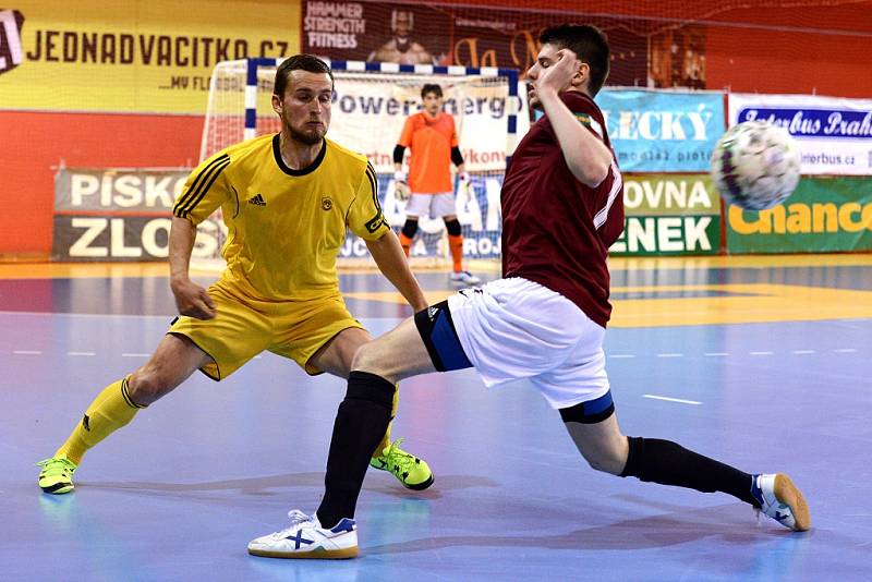 IV. zápas čtvrtfinále play off Chance futsal ligy: AC Sparta Praha - Nejzbach Vysoké Mýto 3:2 (2:1), 26. dubna 2016.