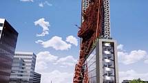 Nejvyšší budovu v Česku s názvem Top Tower (na vizualizaci) chce postavit developerská společnost Trigema v Nových Butovicích v Praze.