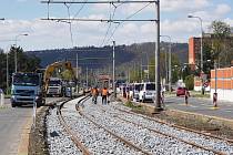 Tramvajová trať - Generála Šišky - Modřany Novodvorská