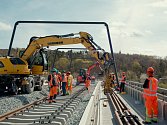 Opravená trať mezi Žižkovem a Libní se otevře v červnu.