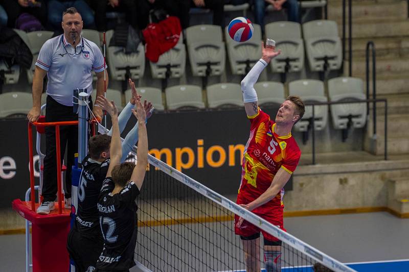 Uniqa extraliga mužů, 22. kolo: VK Lvi Praha - Black Volley Beskydy