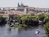 Pohled na Střelecký ostrov v Praze ze dne 12. kvěna 2008.
