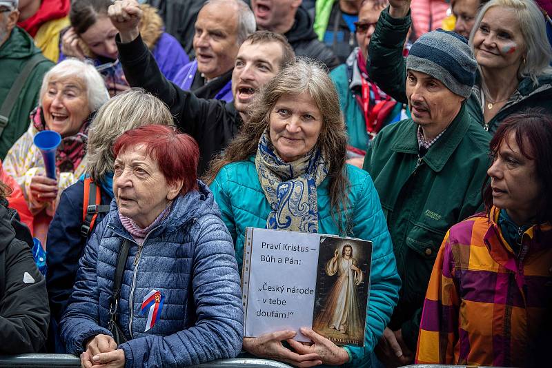 Demonstrace na Václavském náměstí, 28. září 2022