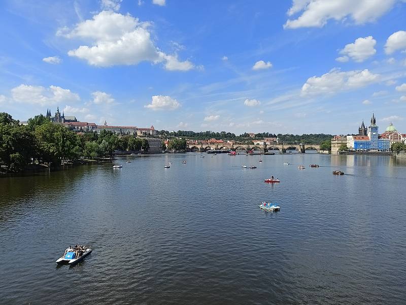 Šlapadla na Vltavě.