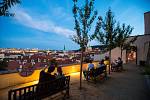 Traditional Castle Night in the Gardens below Prague Castle