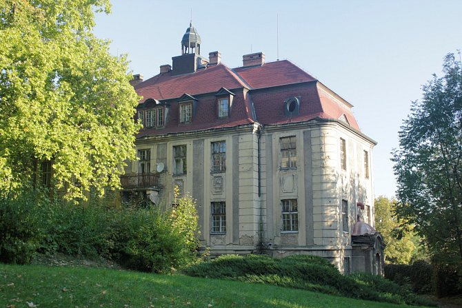 Areál Veleslavínského zámku.