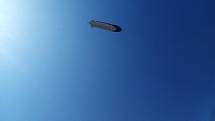 Obří vzducholoď Zeppelin kroužila nad Vyšehradem.