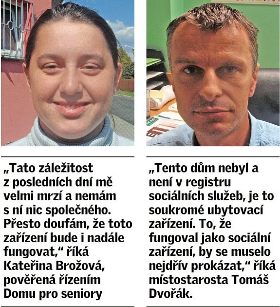 Citáty Kateřiny Brožové a Tomáše Dvořáka ze Šestajovic.