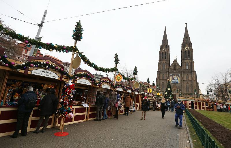 Vánoční trhy v Praze.