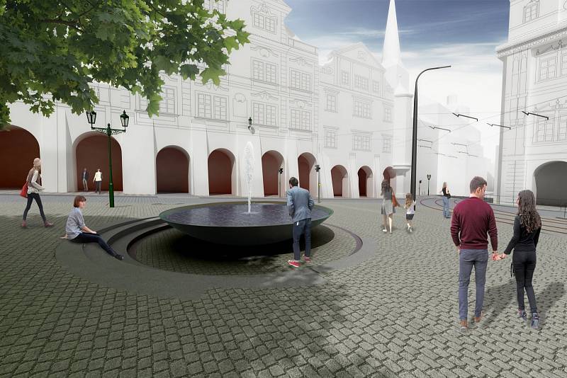 Malostranské náměstí - vizualizace