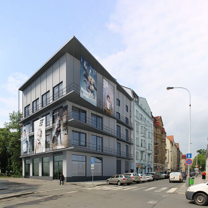 Kulturní kreativní centrum v Preslově ulici - vizualizace