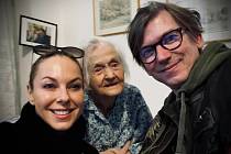 S hostivickou babičkou Miladou Badalovou.