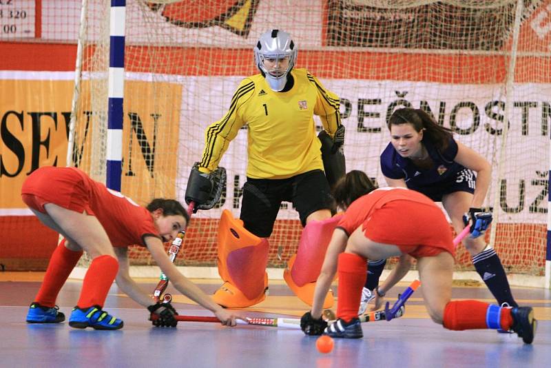 České juniorské hokejistky porazily Portugalsko 3:0.