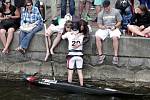 Prague Riverside Cross – exhibiční slalomový závod s biatlonem na vodě. Rašínovo nábřeží 16.července.