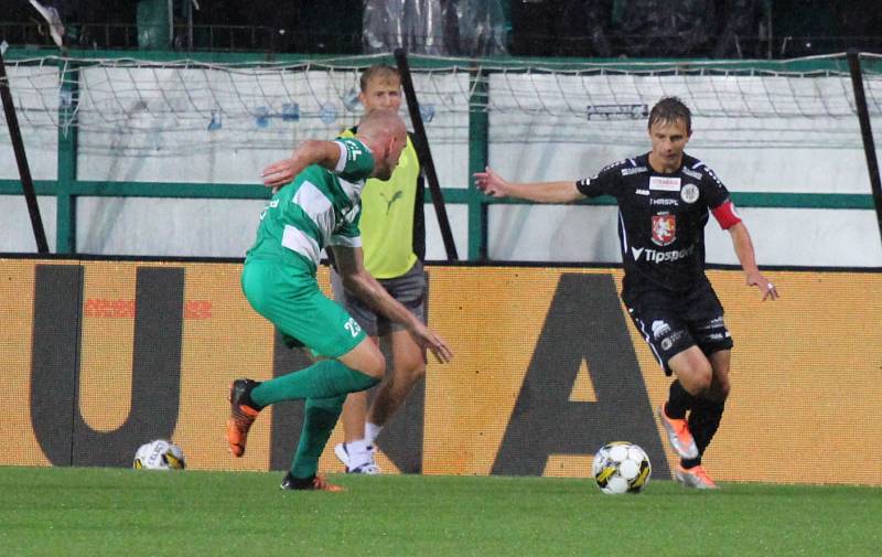 Ze soboty odložený zápas Bohemians - Hradec Králové se v Ďolíčku dohrával hned v pondělí