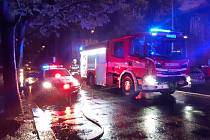 V sobotu po třetí hodině ranní zasahovali hasiči u požáru bytu v ulici Lucemburská.