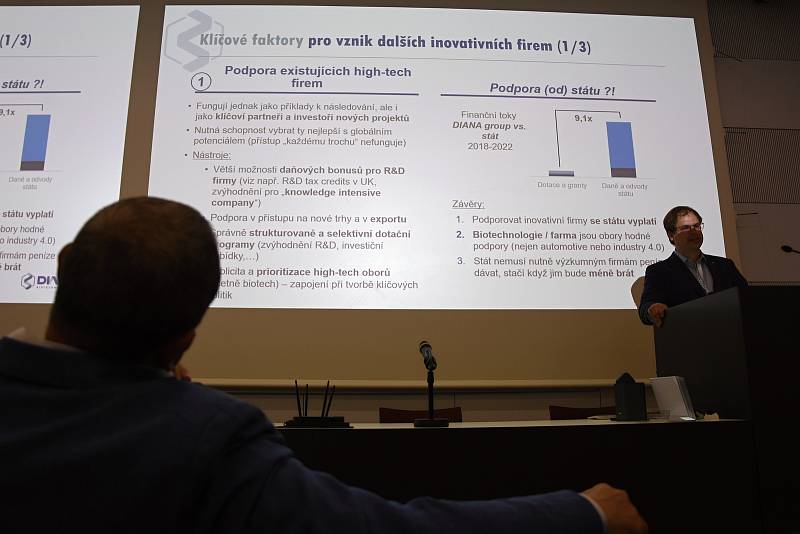 První konference Science4Business v dolnobřežanském laserovém centru ELI Beamlines SIC neboli Středočeské inovační centrum.