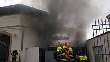 Technickou místnost Musea Kampa zasáhl ve středu 15. července 2020 požár.