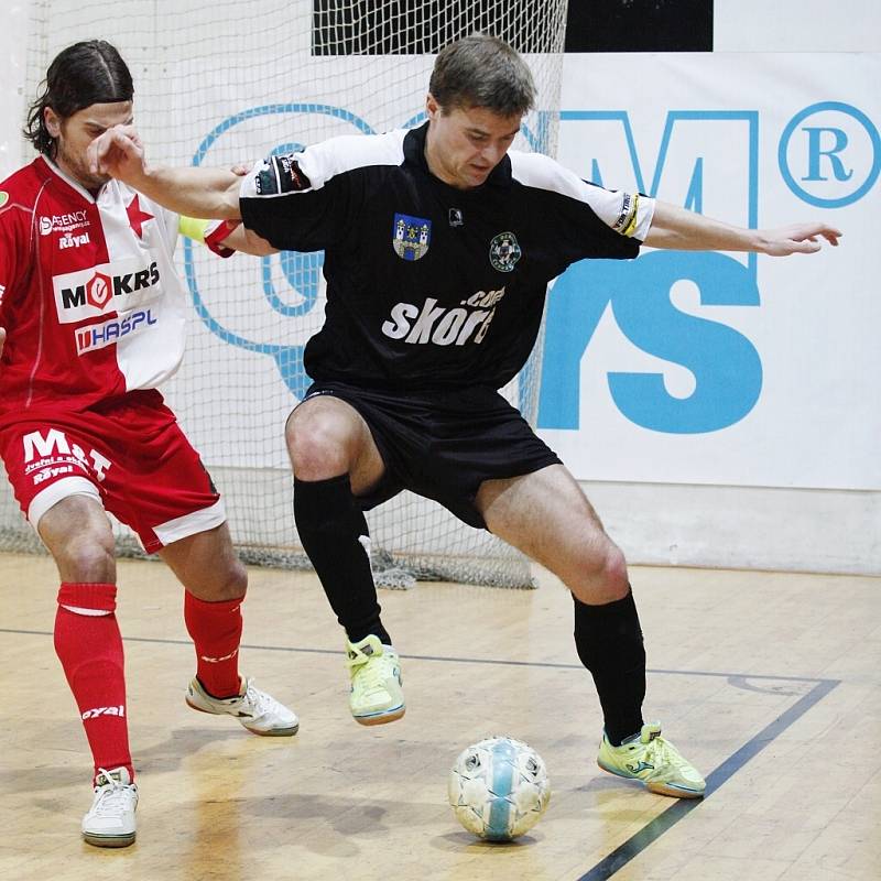 Futsalisté Slavie porazili Českou Lípu 8:2.