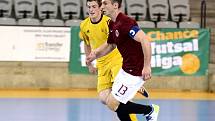 II. zápas čtvrtfinále play off Chance futsal ligy: AC Sparta Praha - Nejzbach Vysoké Mýto, 19. dubna 2016.