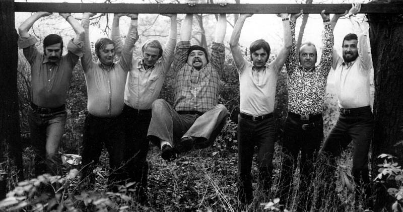 Country skupina Fešáci v roce 1973.