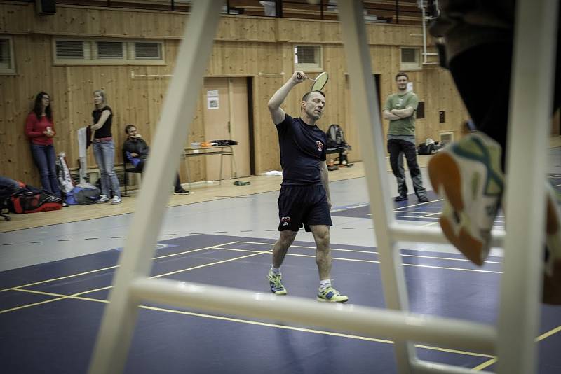 Hasiči a zaměstnanci hasičského sboru se utkali v badmintonu