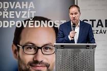 Hnutí Starostové a nezávislí (STAN) schvalovalo 24. srpna v Praze na programové konferenci volební program pro sněmovní volby. Na snímku Petr Gazdík.