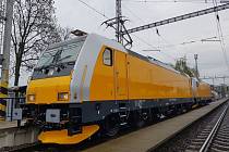 Firma RegioJet představila nové lokomotivy značky Bombardier Traxx MS2.
