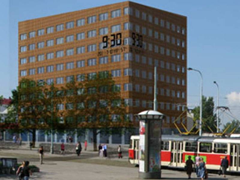 Vizualizace nové budovy radnice Prahy 8 na Palmovce. Ilustrační foto.
