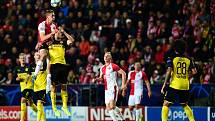 Utkání druhého kola skupinové fáze Ligy mistrů - SK Slavia Praha vs. Borussia Dortmund