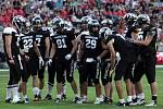 Z finále České ligy amerického fotbalu: Prague Black Panthers - Příbram Bobcats 40:0.