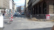 Rekonstrukce Koněvovy ulice na pražském Žižkově.