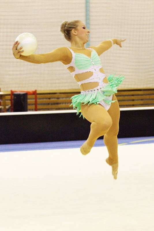 Pražské závody v moderní gymnastice vyhrála Kateřina Blažková.