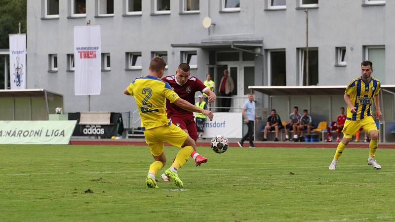 Sparťanská juniorka po dvou výhrách ve F:NL poprvé ztratila. V neděli večer padla ve Varnsdorfu.