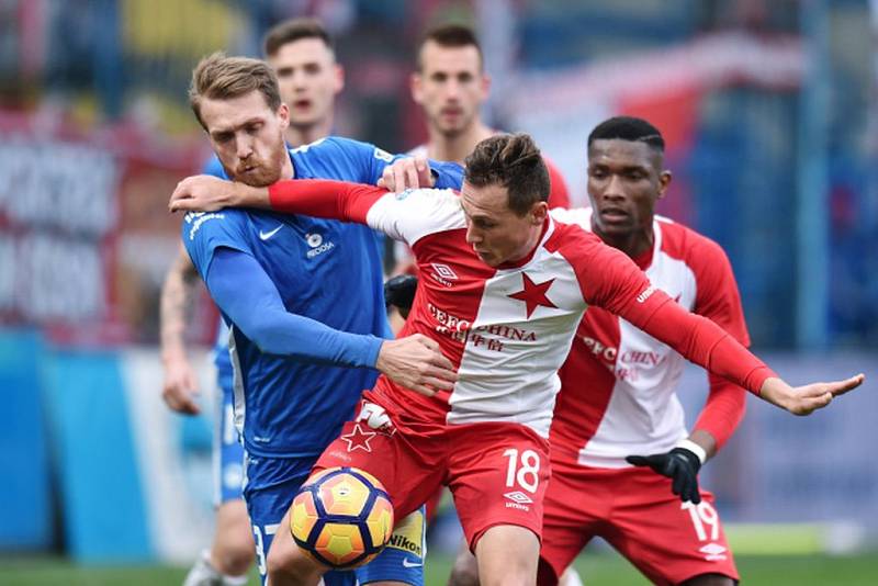 Utkání 21. kolo první fotbalové ligy Slovan Liberec - Slavia Praha.