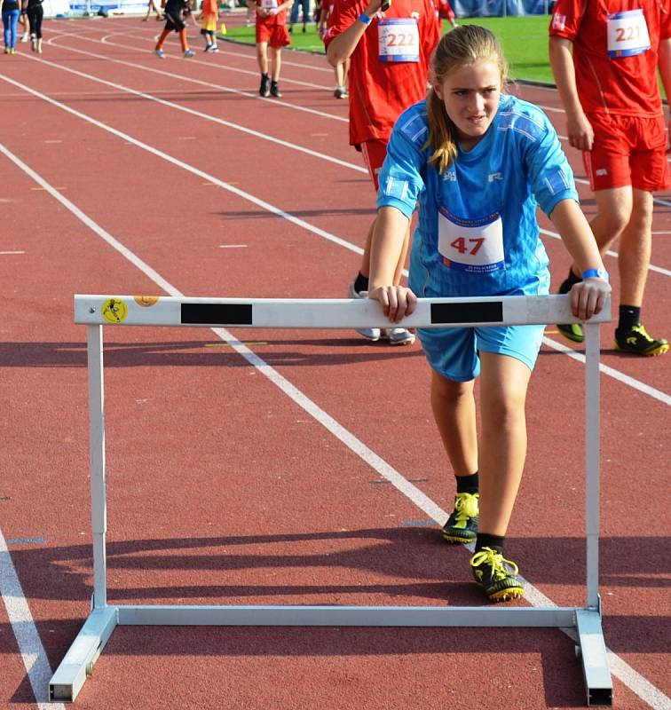 Nové foto ze sobotního dění na pražské Julisce, kde se koná druhý den finále celostátní sportovní soutěže OVOV (Odznak Všestrannosti Olympijských Vítězů)