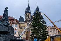 Staroměstské náměstí - Vánoční strom.