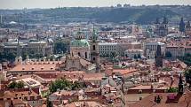 Praha pohled na město.