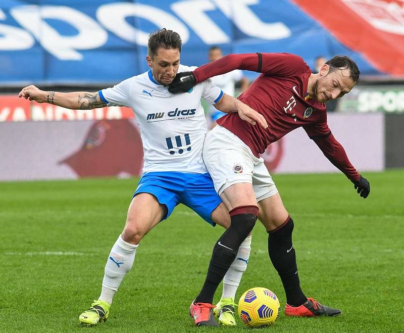 Osmifinále MOL Cupu: Sparta - Baník 1:0.