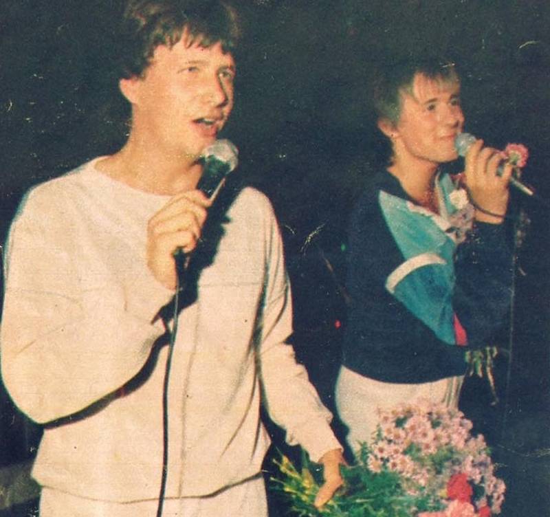Petr Kotvald a Stanislav Hložek, interpreti slavného hitu Holky z naší školky (1982)
