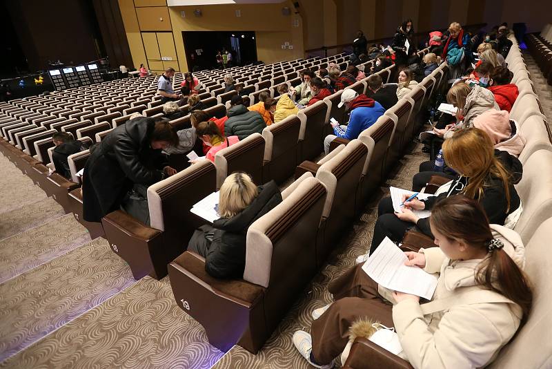 Z tiskové konference k aktuální situaci v provozu metropolitního asistenčního centra pomoci Ukrajině.