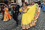 Centrem metropole prošel 27. srpna 2010 průvod účinkujících folklórních souborů VII. ročníku Mezinárodního folklorního festivalu Pražský jarmark. 