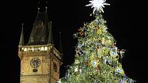 Rozsvícení vánočního stromu na Staroměstském náměstí 2013