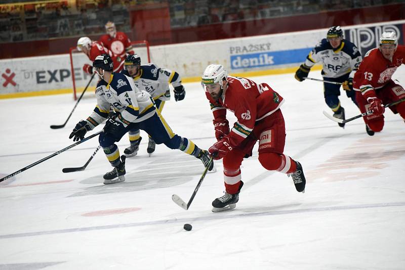 Chance liga, 21. kolo: HC Slavia Praha - Šumperk 9:5.