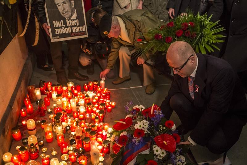 Oslavy 26. výročí Sametové revoluce 17. listopadu v Praze.